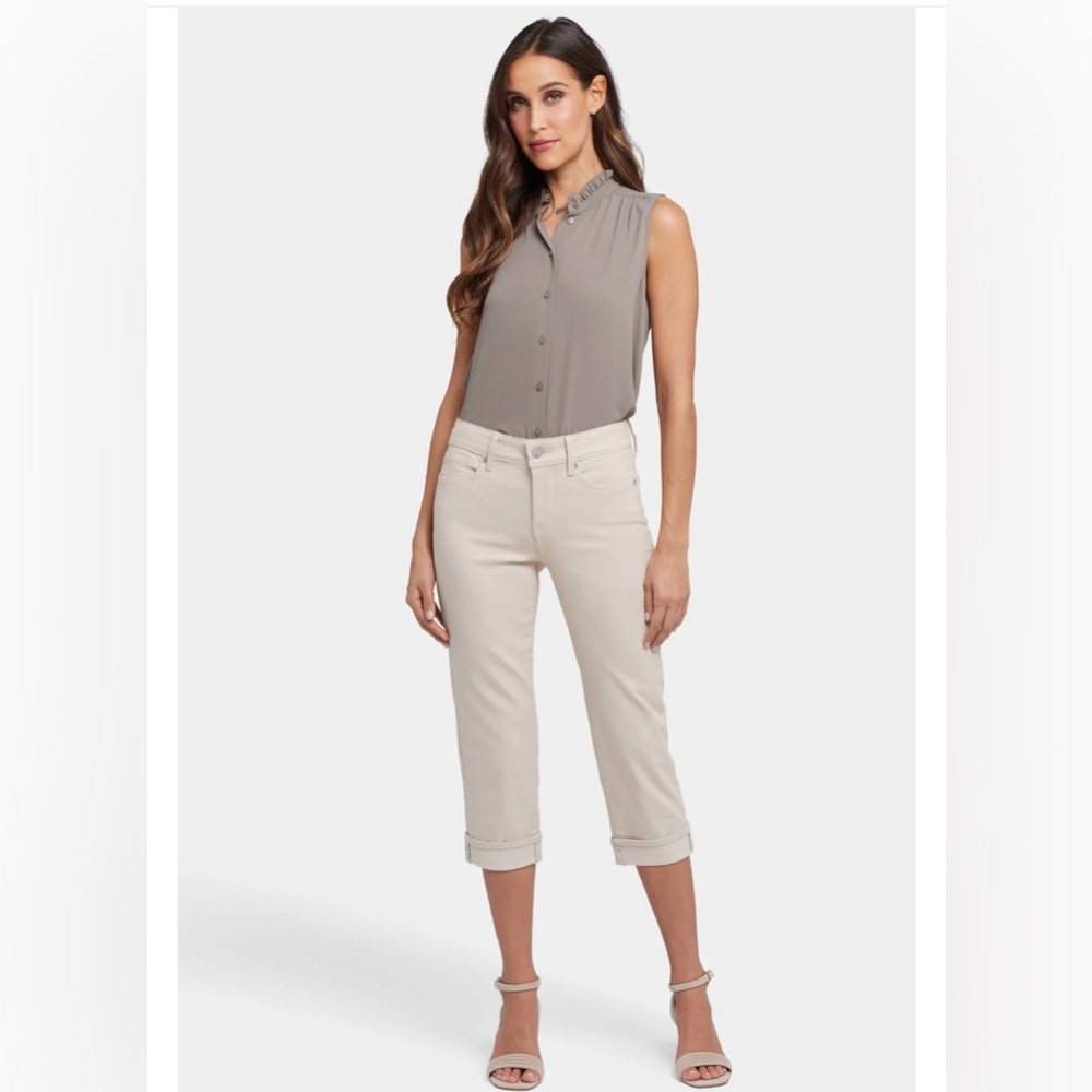 NWT | NYDJ Marilyn Straight Crop Jeans with Cuffs | Size 6 (Size 29)